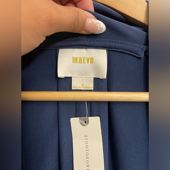 Maeve Navy Open Front Cardigan - Picture 3 of 8